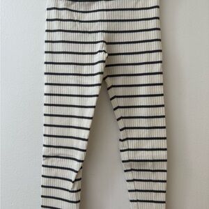 Carter's Black and White Striped Leggings